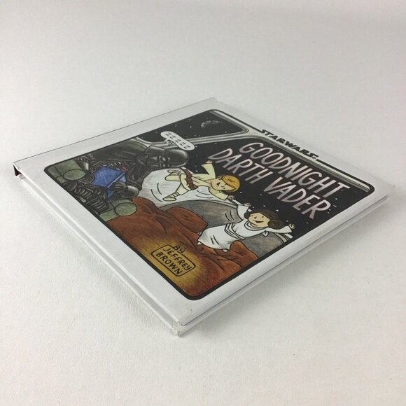 Disney Star Wars Good Night Darth Vader Hardcover Book Action Figure Bedtime - Picture 3 of 6